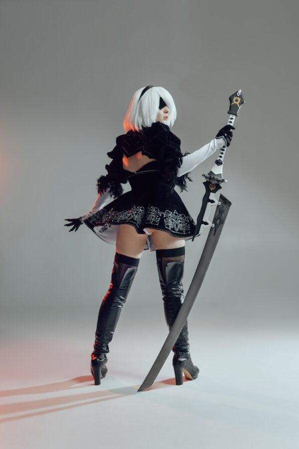 Virtuous Treaty - 2B Sword from Nier Automata Cosplay Prop MDF (wood) - Image 6