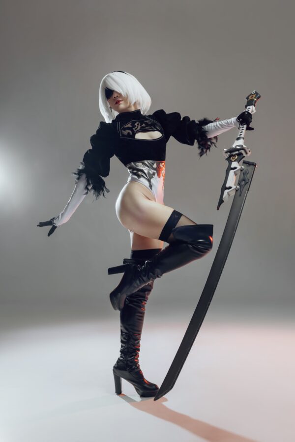 Virtuous Treaty - 2B Sword from Nier Automata Cosplay Prop MDF (wood) - Image 2
