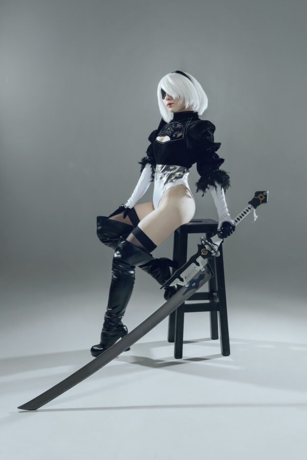 Virtuous Treaty - 2B Sword from Nier Automata Cosplay Prop MDF (wood) - Image 4