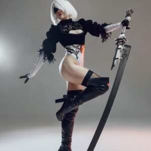 Virtuous Treaty - 2B Sword from Nier Automata Cosplay Prop MDF (wood)