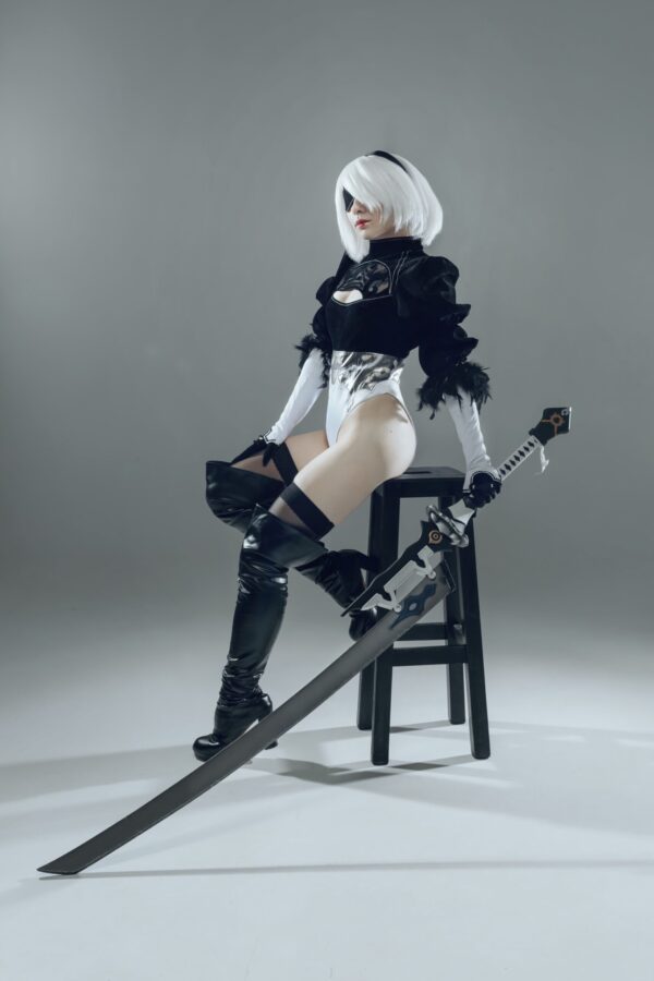 Virtuous Treaty - 2B Sword from Nier Automata Cosplay Prop MDF (wood) - Image 3