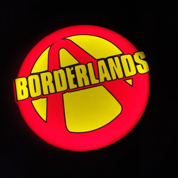 Borderlands Logo Lightbox Night Lamp (RGB+bluetooth or White LED) Logo Souvenir - Image 5