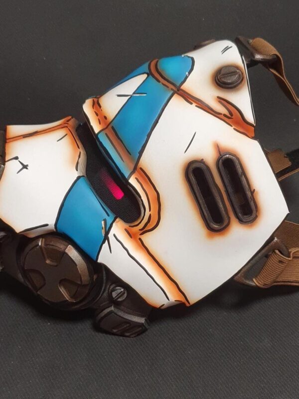 Psycho Bandit Mask – Borderlands 4 Cosplay Prop with LEDs, Gaming Mask for Halloween - Image 7