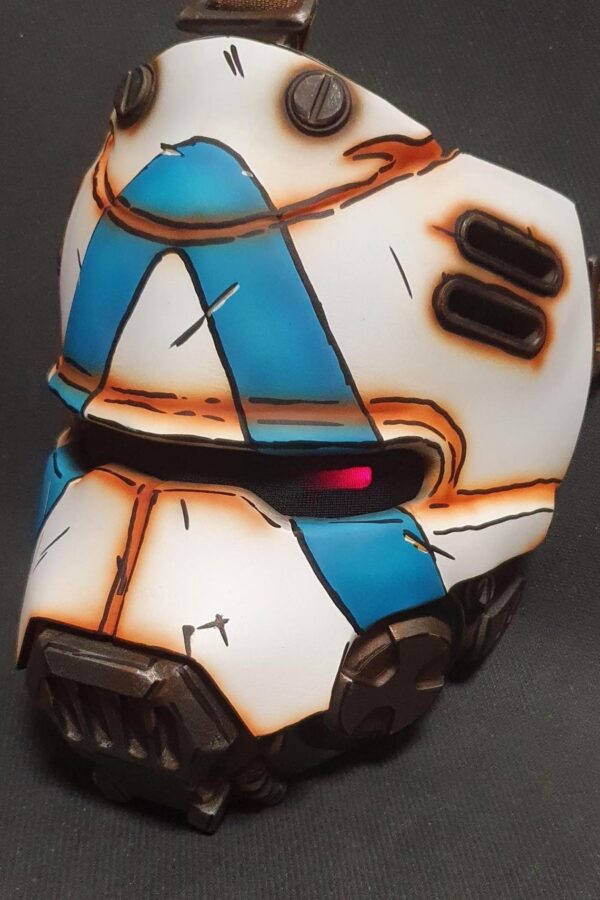 Psycho Bandit Mask – Borderlands 4 Cosplay Prop with LEDs, Gaming Mask for Halloween - Image 6