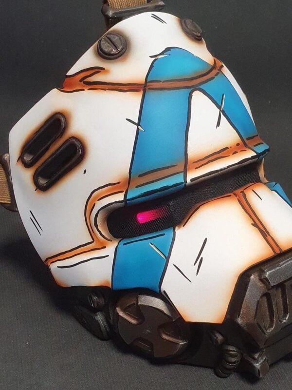 Psycho Bandit Mask – Borderlands 4 Cosplay Prop with LEDs, Gaming Mask for Halloween - Image 5