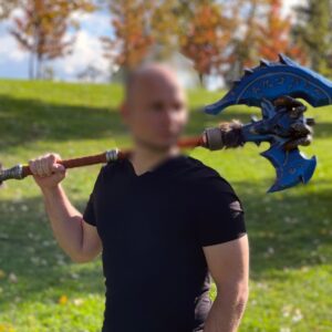 Shadowmourne Axe replica (125 cm length)