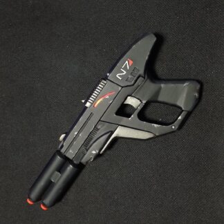 Mass Effect 5 teaser trailer Pistol with LEDs and moving trigger