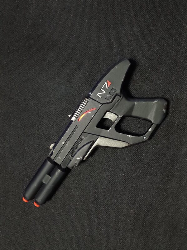 Mass Effect 5 teaser trailer Pistol with LEDs and moving trigger