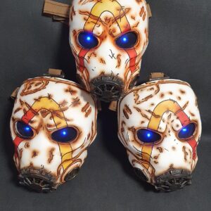Psycho mask from Borderlands 3 with LEDs