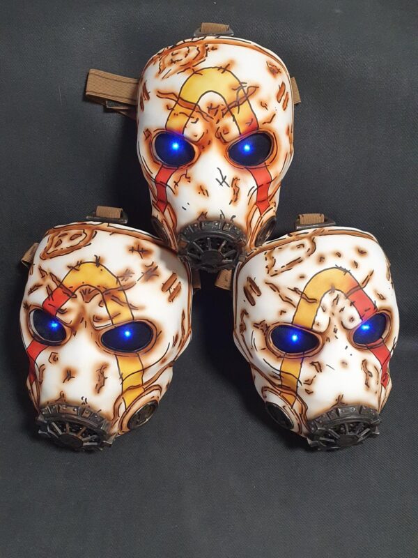 Psycho mask from Borderlands 3 with LEDs