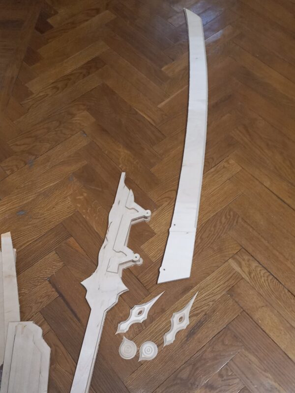 Virtuous Treaty - 2B Sword from Nier Automata Cosplay Prop MDF (wood) - Image 11