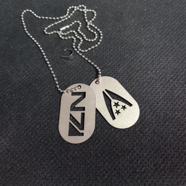 Alliance N7 Mass Effect Stainless Steel Tags (dogtag) no Personalization - Image 5