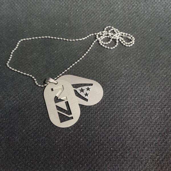 Alliance N7 Mass Effect Stainless Steel Tags (dogtag) no Personalization - Image 4