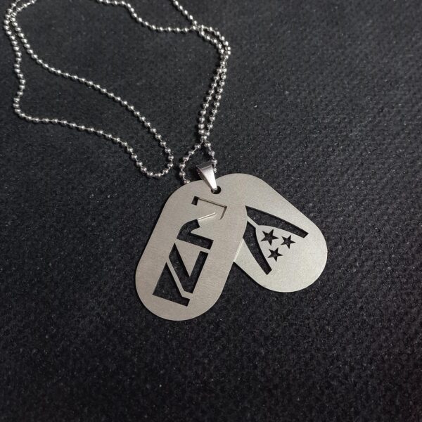 Alliance N7 Mass Effect Stainless Steel Tags (dogtag) no Personalization - Image 2
