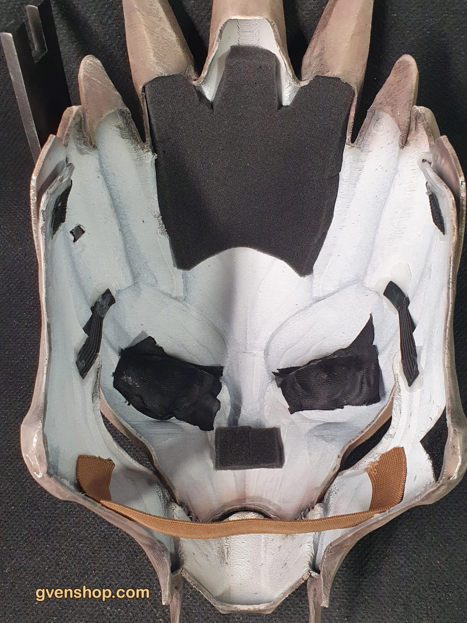 Garrus Vakarian Mask with Visor - Mass Effect Cosplay Prop | Male Turian 3D Printed Mask - Image 11