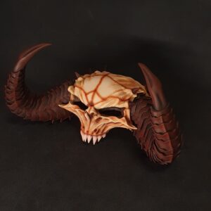 Diablo Skull – 3D Printed Cosplay Prop