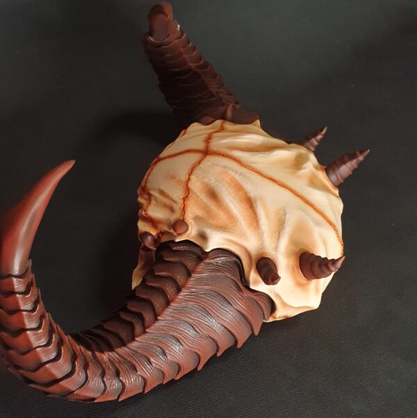 Diablo Skull – 3D Printed Cosplay Prop - Image 3