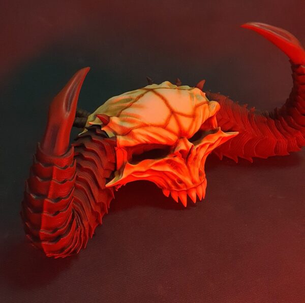 Diablo Skull – 3D Printed Cosplay Prop - Image 6