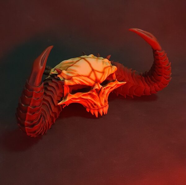 Diablo Skull – 3D Printed Cosplay Prop - Image 7
