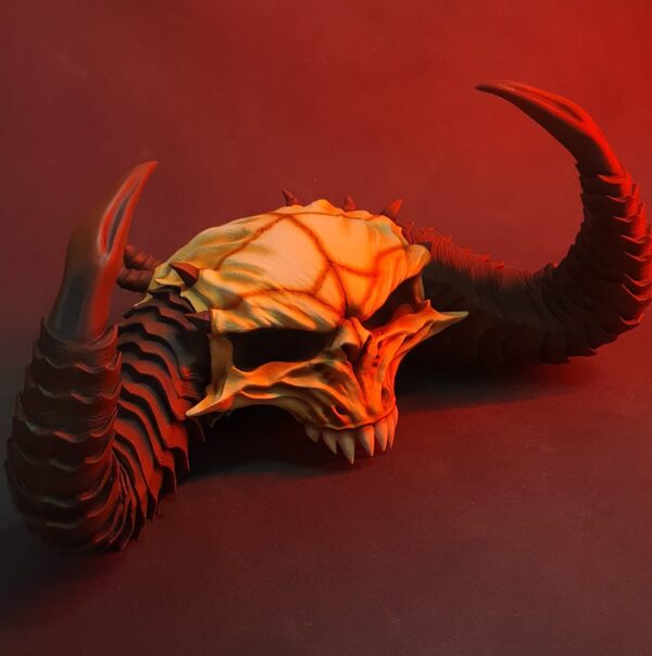 Diablo Skull – 3D Printed Cosplay Prop - Image 8