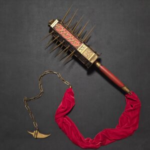 Priestess Sakuko Mace - Silent Hill F Cosplay Prop | Handcrafted Replica Weapon with LED Light