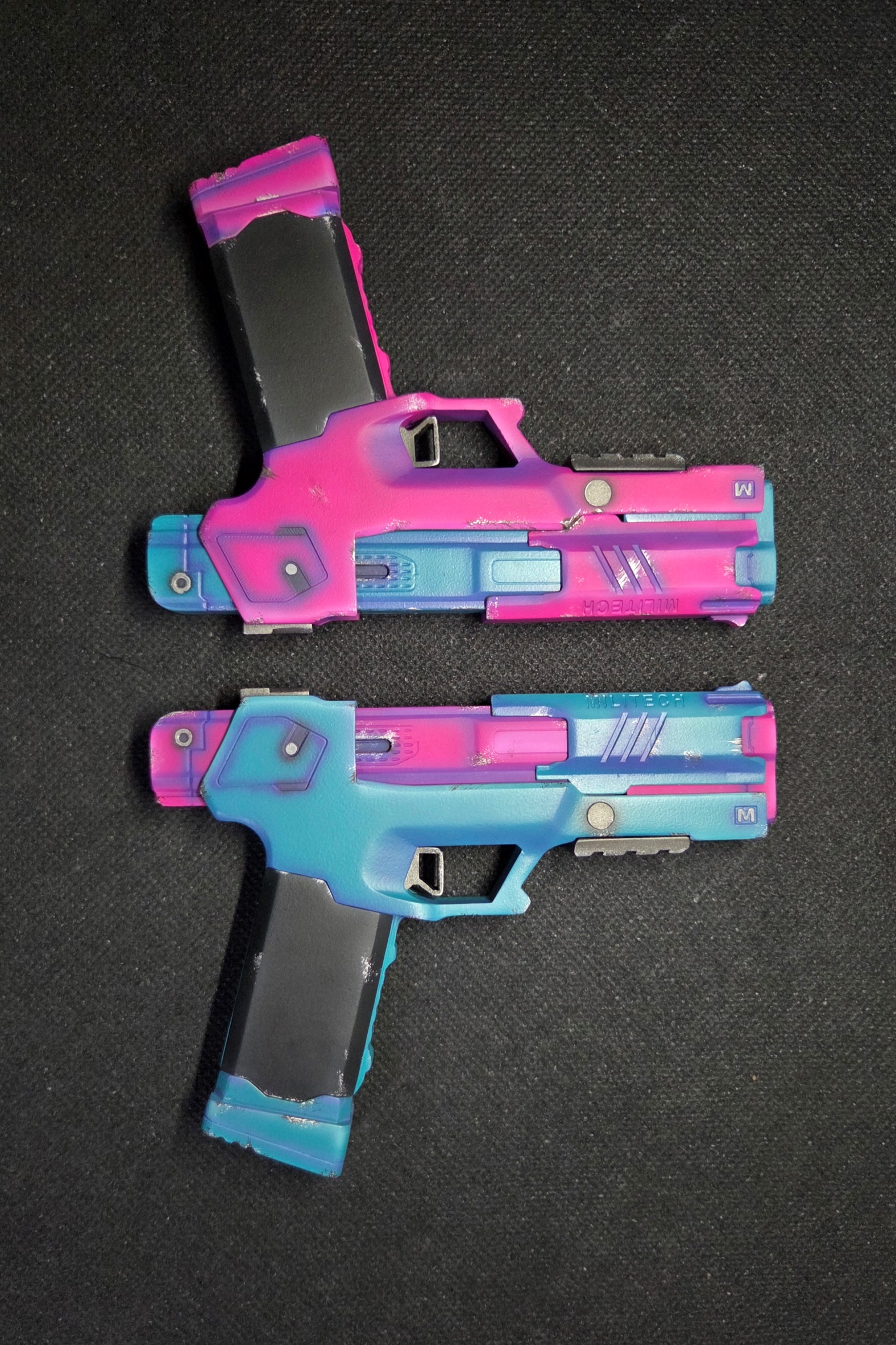 Rebecca's Pistols Dual OMAHA 076E - Best Cyberpunk Edgerunners Prop - Image 6