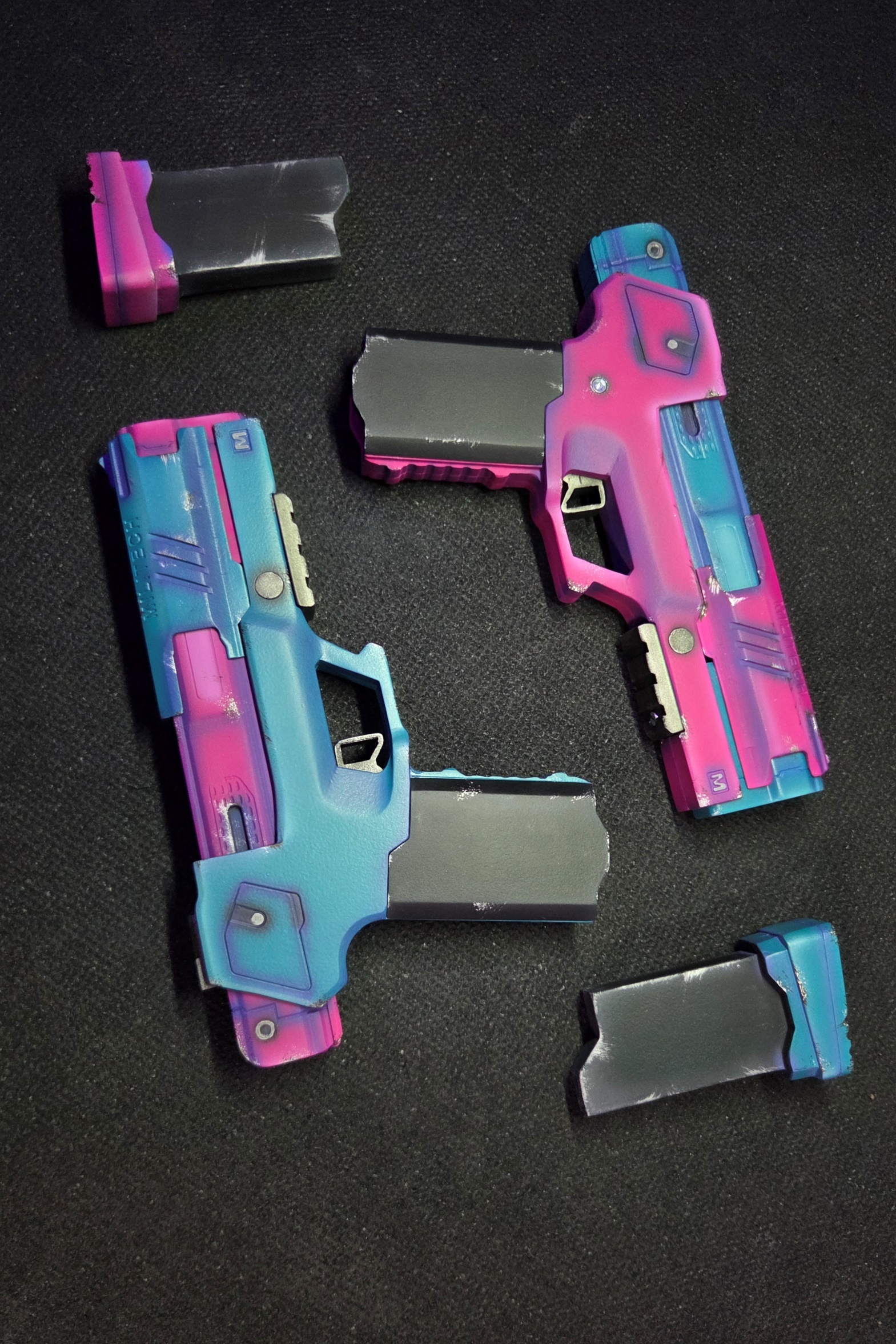 Rebecca's Pistols Dual OMAHA 076E - Best Cyberpunk Edgerunners Prop