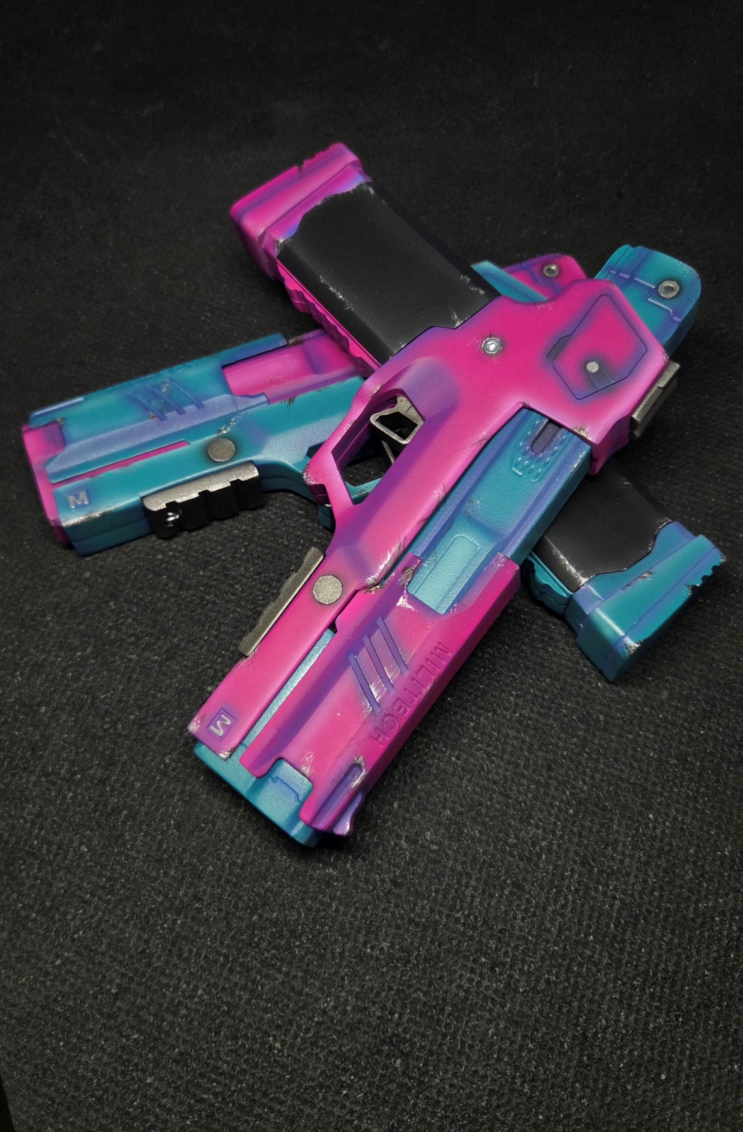 Rebecca's Pistols Dual OMAHA 076E - Best Cyberpunk Edgerunners Prop - Image 4