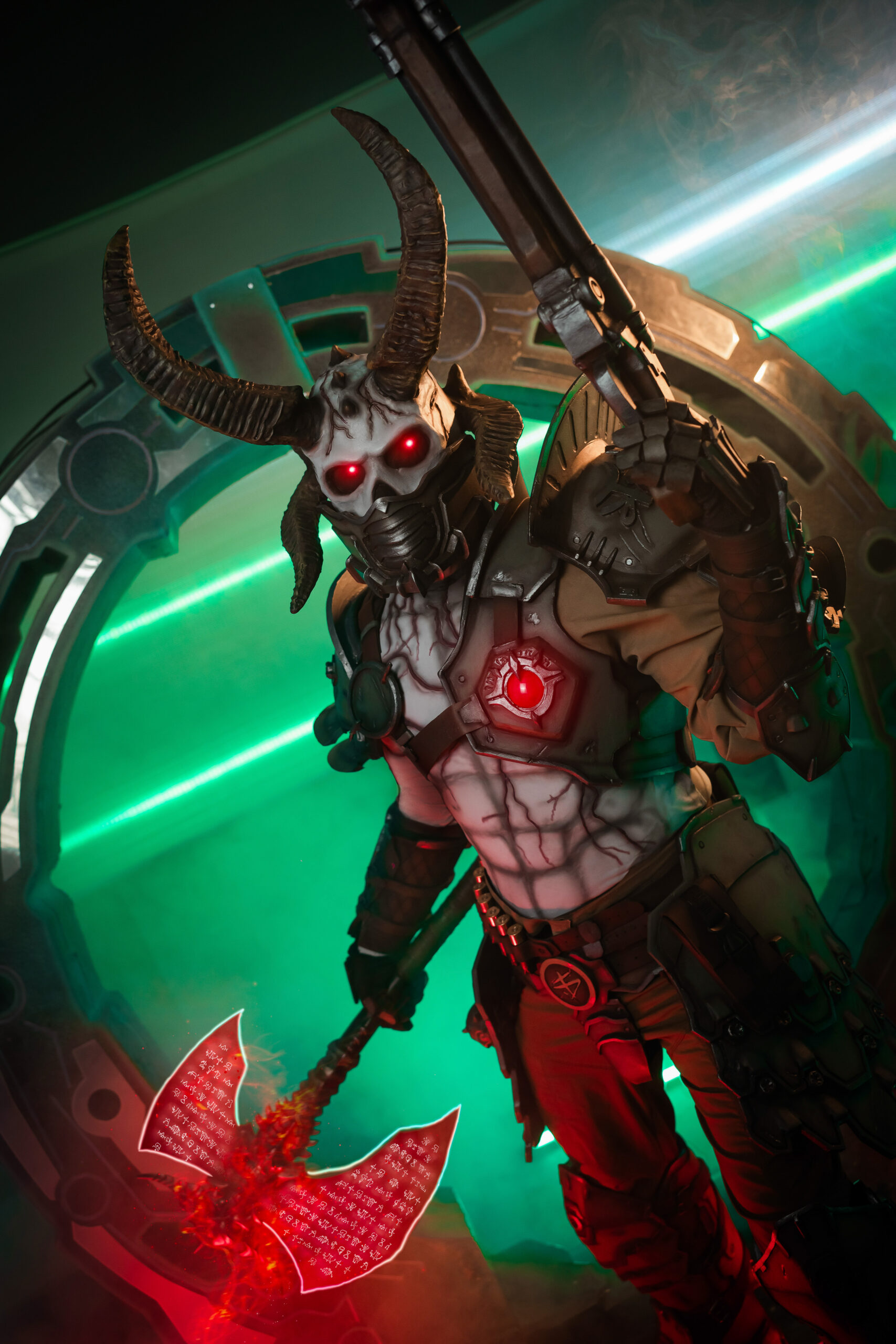 Doom Eternal Marauder Cosplay Costume | 1:1 Detailed Armor & Weapon - Image 4
