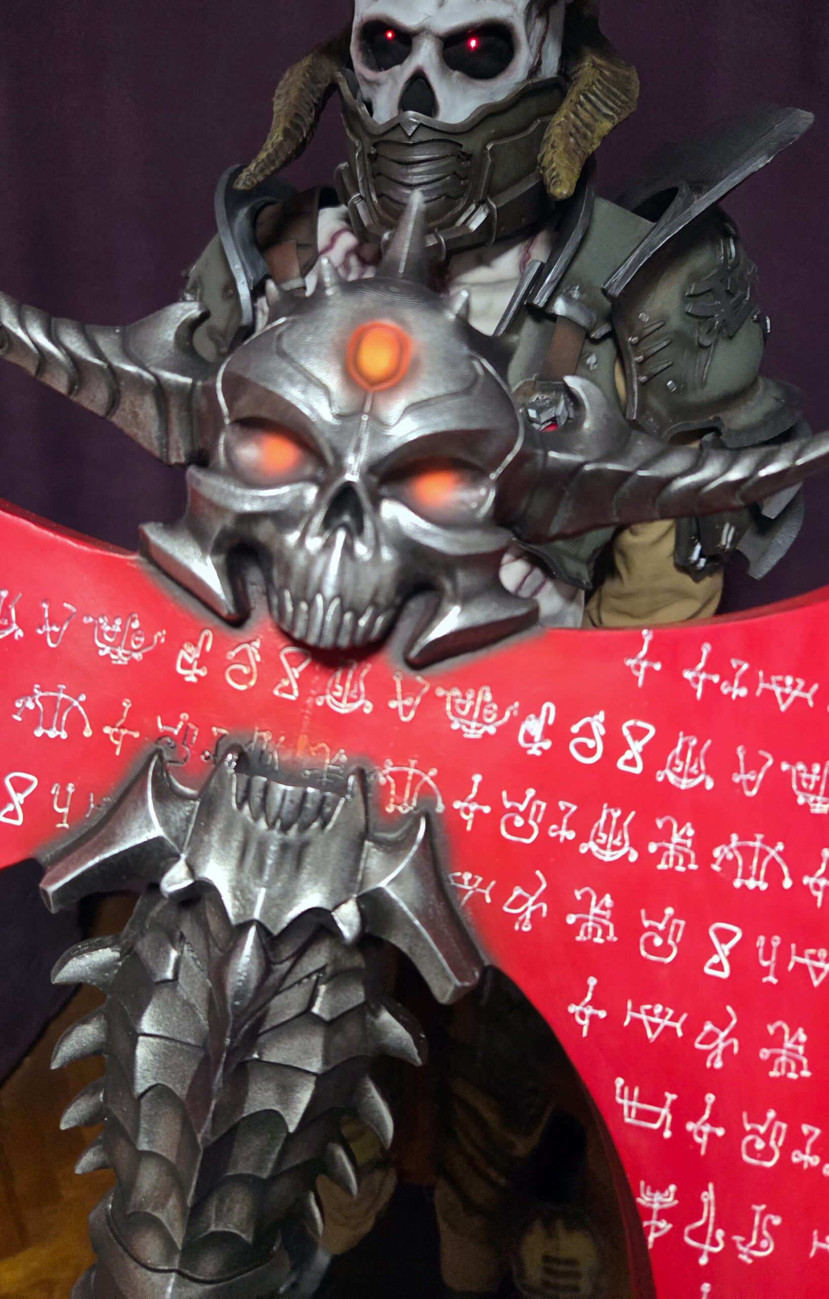 Doom Eternal Marauder Cosplay Costume | 1:1 Detailed Armor & Weapon - Image 7