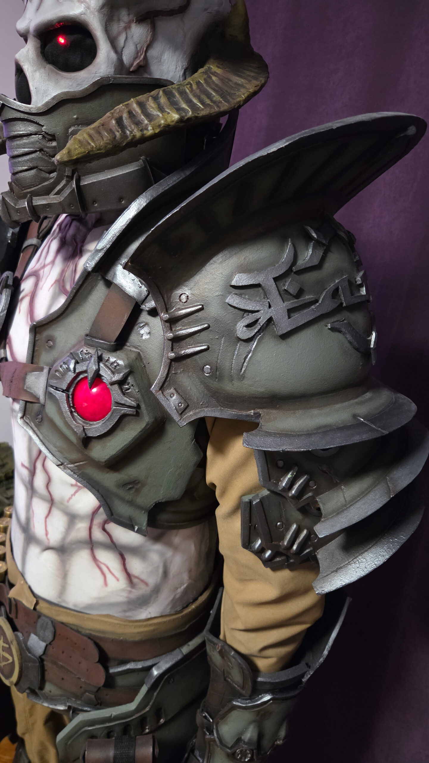 Doom Eternal Marauder Cosplay Costume | 1:1 Detailed Armor & Weapon - Image 24