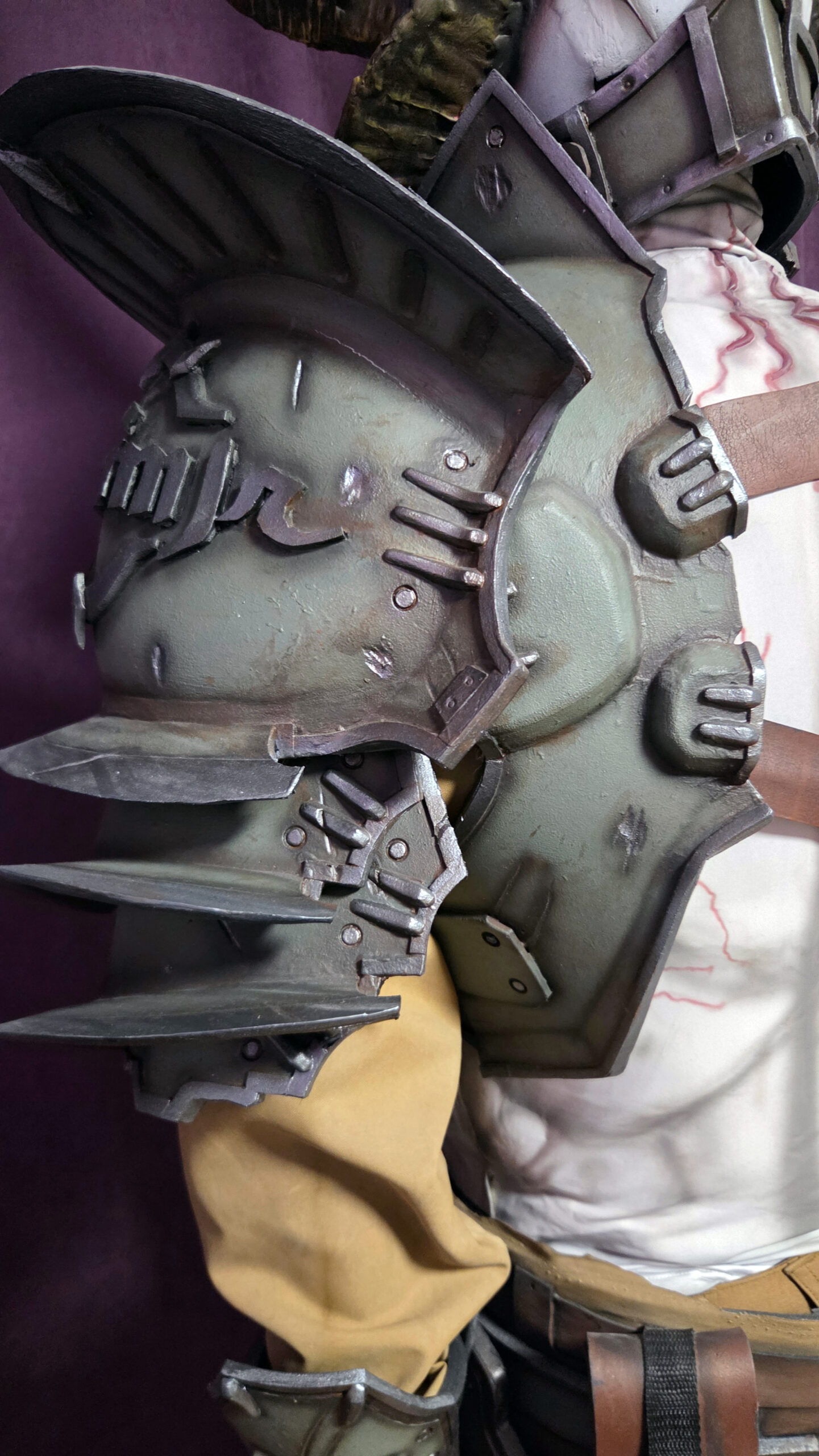 Doom Eternal Marauder Cosplay Costume | 1:1 Detailed Armor & Weapon - Image 16
